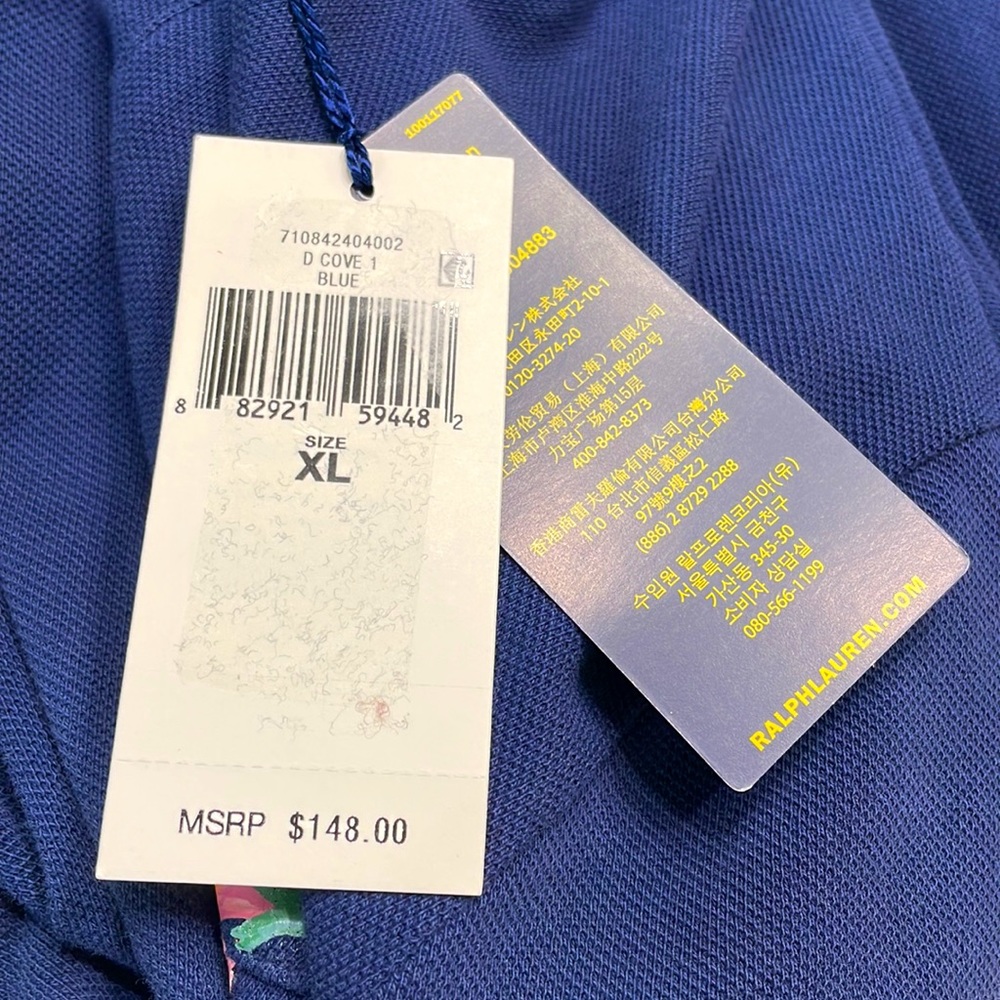 NWT Polo Ralph Lauren
Custom Slim Fit Floral Mesh Polo Shirt - Picture 6 of 8